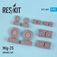 1/72 MiG-25 wheels set