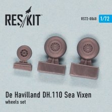 1/72 DH.110 Sea Vixen wheels set
