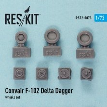 1/72 F-102 Delta Dagger wheels set