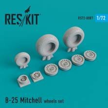 1/72 North-American B-25B Mitchell wheels set