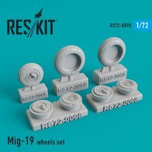 1/72 MiG-19 wheels set