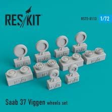 1/72 Saab 37 Viggen wheels set