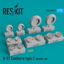 1/72 Martin B-57 Canberra type 2 wheels set