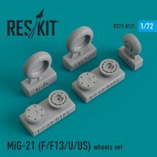 1/72 MiG-21 F/F13/U/US wheels set