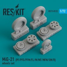 1/72 MiG-21 PF/PFS/PFM/MF/MFN wheels set