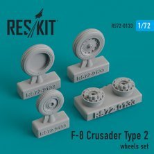1/72 F-8 Crusader Type 2 wheels set