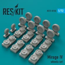 1/72 Dassault Mirage IV wheels set