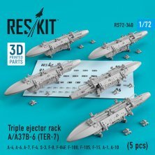 1/72 Triple ejector rack A/A37B-6