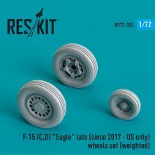 1/72 F-15 C,D Eagle late US only wheels weighted