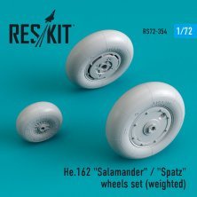 1/72 He 162 Salamander/Spatz wheels