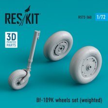 1/72 Bf-109K wheels set