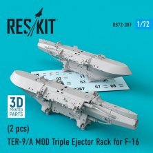 1/72 TER-9/A MOD Triple Ejector Rack for F-16