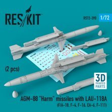 1/72 AGM-88 Harm missiles with LAU-118A