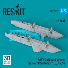 1/72 NAVY Outboard pylons F-4 Phantom II B,J,N,S