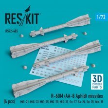 1/72 R-60 missiles