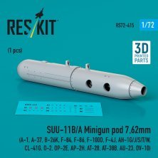 1/72 SUU-11B/A Minigun pod 7,62mm 1 pc.