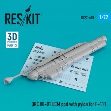 1/72 QRC 80-01 ECM pod with pylon for F-111