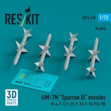 1/72 AIM-7M Sparrow III missiles.