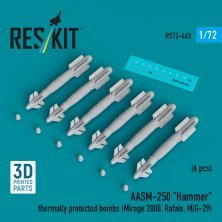 1/72 AASM-250 Hammer thermally protected bombs