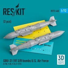 1/72 GBU-31 for V 3/B bombs U.S. Airforce, 2 pcs.