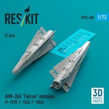 1/72 AIM-26A Falcon missiles.