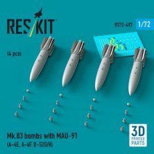 1/72 Mk.83 bombs with MAU-91.
