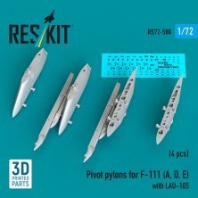 1/72 Pivot pylons for F-111 A,D,E with LAU-105