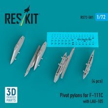 1/72 Pivot pylons for F-111C with LAU-105.