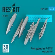 1/72 Pivot pylons for F-111F with LAU-105.