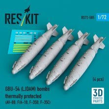 1/72 GBU-54 LJDAM bombs thermally prot. 4 pcs