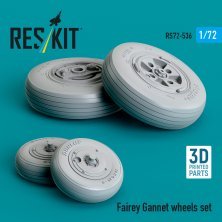 1/72 Fairey Gannet wheels set