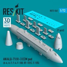 ResKit RS720561 Pod ECM AN/ALQ-71(V)-3 1/72
