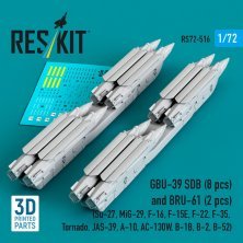 Reskit 1/72 GBU-39 SDB et BRU-61 Armement Avion