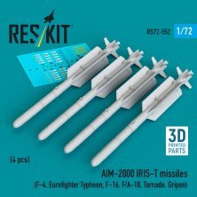 RESKIT 1/72 Missiles AIM-2000 IRIS-T (4 pcs)