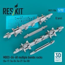 1/72 MBD3-U6-68 multiple bombs racks.