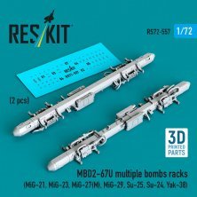1/72 MBD2-67U multiple bombs racks.