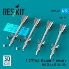 1/72 R-27ET AA-10 Alamo-D missiles.