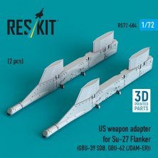Reskit 1/72 Adaptateur Armement US pour Su-27 Flanker