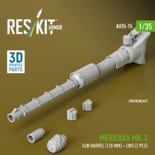 Reskit 1/35 Canon 120mm + LWS Merkava Mk.3 pour Meng