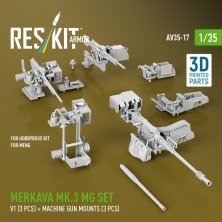 ResKit 1/35 Set MG Merkava Mk.3 V1 pour Meng/HobbyBoss