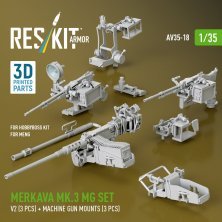 RESKIT 1/35 Set MG Merkava Mk.3 V2 pour Meng/HobbyBoss