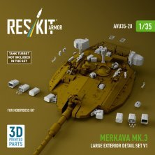 Reskit 1/35 Merkava Mk.3 Außen-Detaillierungsset Reskit 1/35 Merkava Mk.3 Außen-Detaillierungsset