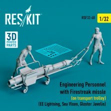 1/32 Engineering Personnel with Firestreak missle