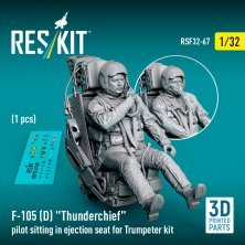 1/32 F-105 D Thunderchief pilot sitting