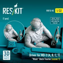 ResKit RSF320082 Figurine Pilote MD-3 Mule 1/32