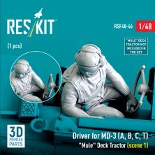 ResKit RSF480046 Figurine Conducteur MD-3 Mule 1/48