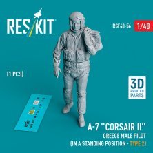 1/48 A-7 Corsair II Greece male pilot standing 2