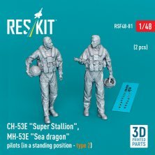 1/48 CH-53E Super Stallion, MH-53E pilots 2x