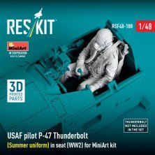 ResKit 1/48 USAF Pilot P-47 Thunderbolt Sommeruniform