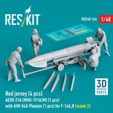RESKIT 1/48 Red Jersey AERO 21A MHU-191A/M - 4 pcs